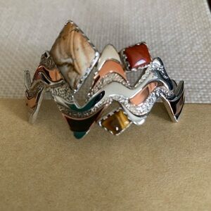 Sincerely Southwest Utah Four Corners Series Sterling Silver Cuff